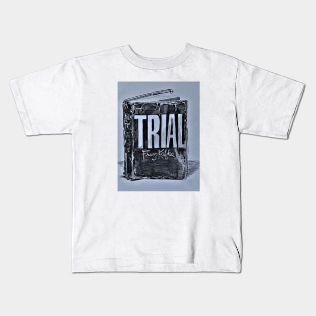 Franz Kafka's The Trial Kids T-Shirt by Octo30